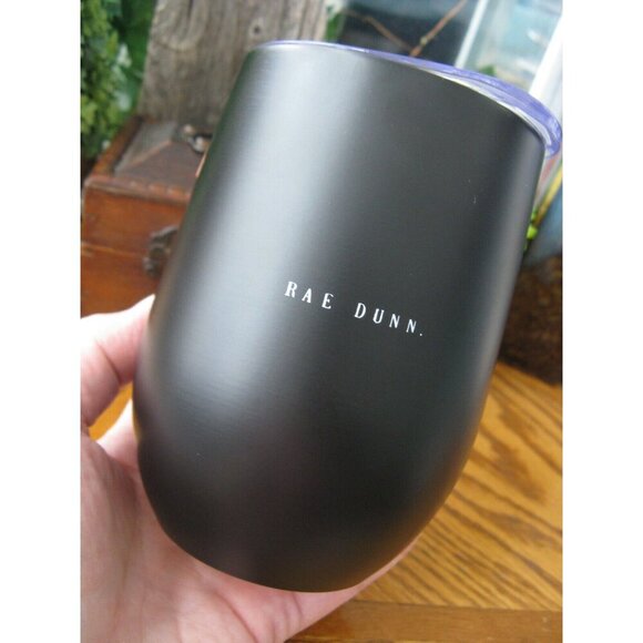 New Rae Dunn TOXIC Drink Coffee Tea Wine Metal Travel Tumbler Mug Cup - Picture 4 of 6